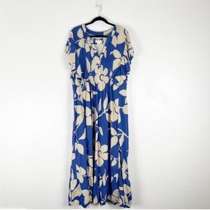 ANTHROPOLOGIE MAEVE The Cassandra Floral Lined  Maxi Dress, Size XL